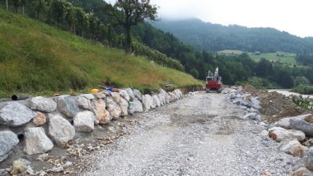 Gradnja kolesarske brvi in kolesarske steze 2